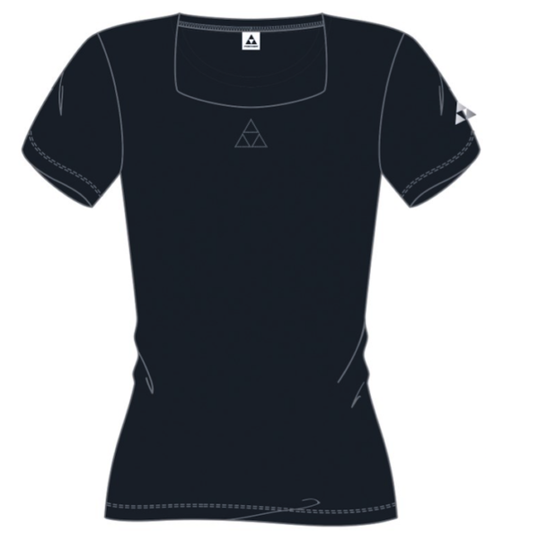 t-shirt damski fischer saasfee black