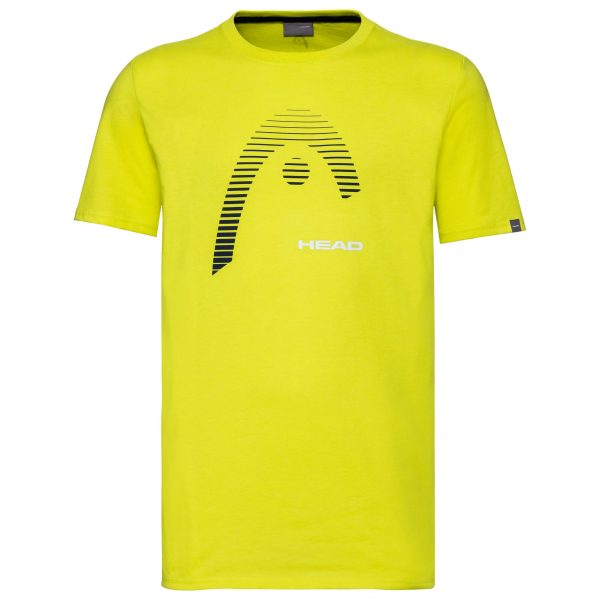 t-shirt head 811489 CLUB CARL yellow